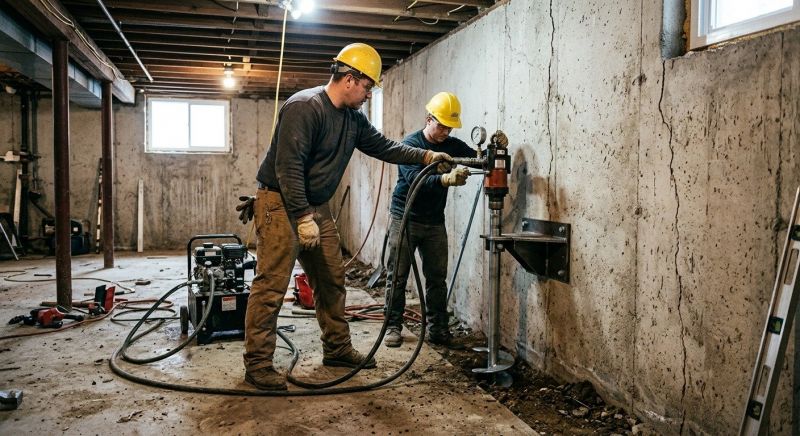 Basement Stabilization in San Marcos, TX