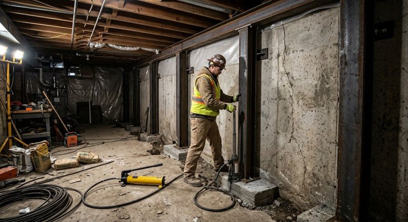 Basement Stabilization in San Marcos, TX