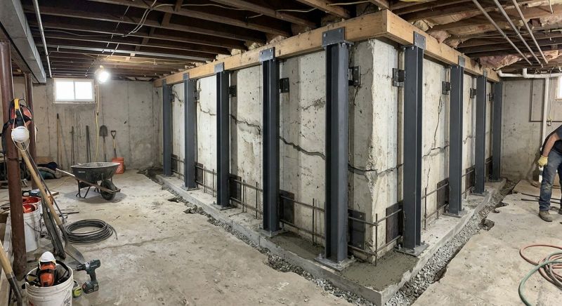 Basement Stabilization in San Marcos, TX