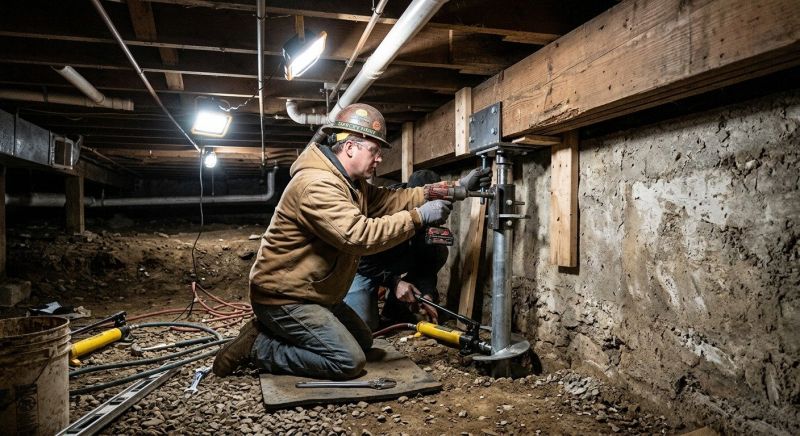 Basement Underpinning in San Marcos, TX
