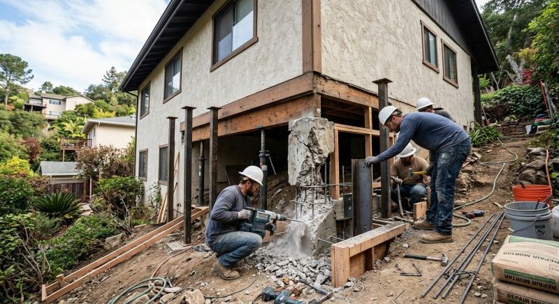 Concrete Foundation Repair in San Marcos, TX