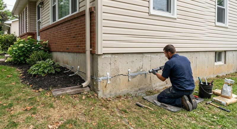 Cracked Foundation Repair in Buda, TX