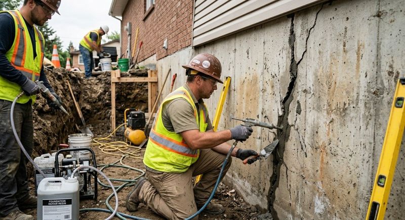 Cracked Foundation Repair in Lockhart, TX