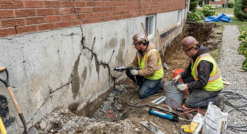 Cracked Foundation Repair in Luling, TX