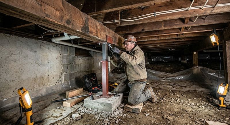 Crawl Space Leveling in San Marcos, TX