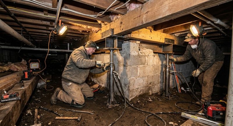 Deep Foundation Repair in San Marcos, TX