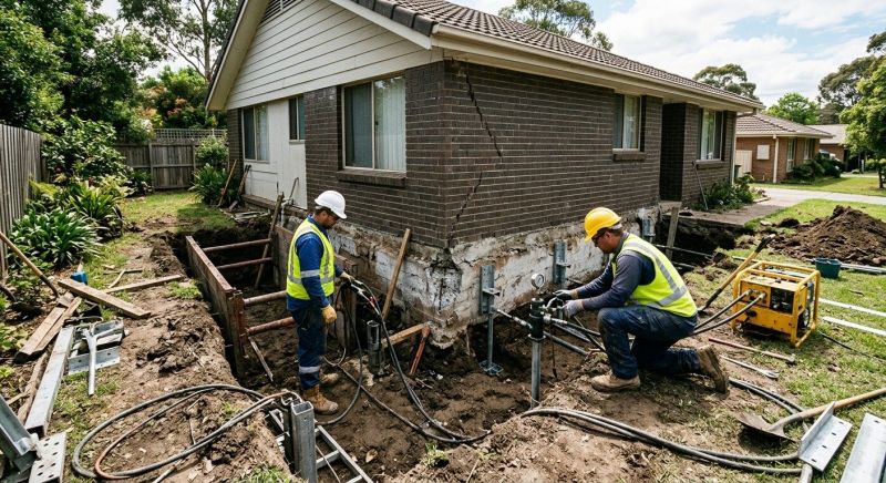 Exterior Foundation Repair in San Marcos, TX
