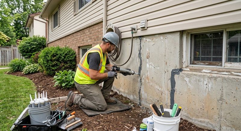 Foundation Crack Sealing in San Marcos, TX