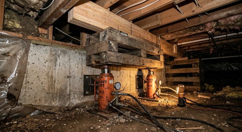 Foundation Jacking in Comal County, TX