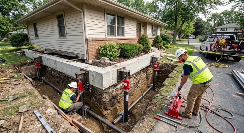 Foundation Jacking in San Marcos, TX