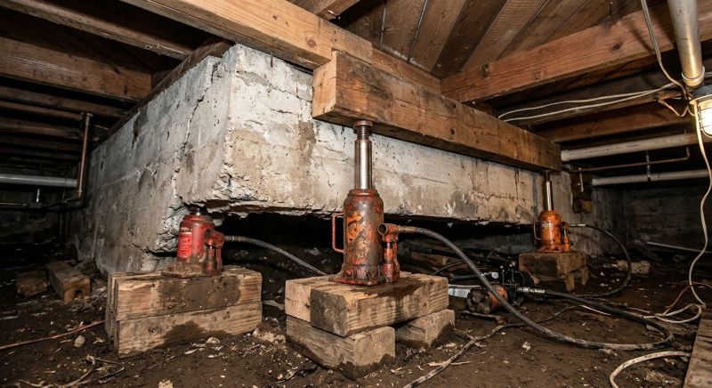 Foundation Jacking in Lockhart, TX