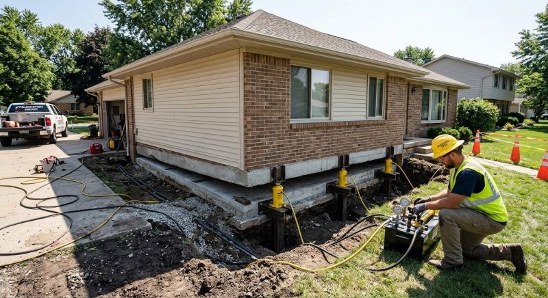 Foundation Lifting in Buda, TX