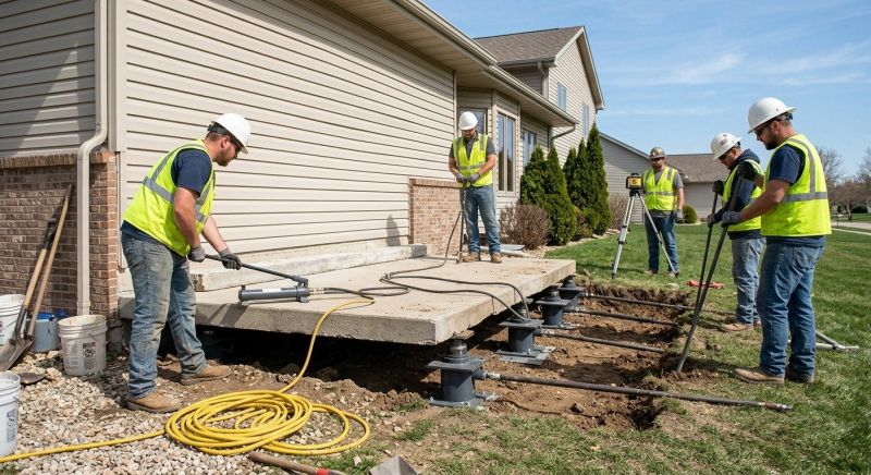 Foundation Lifting in Canyon Lake, TX