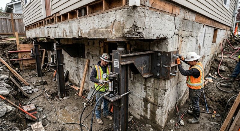 Foundation Lifting in San Marcos, TX