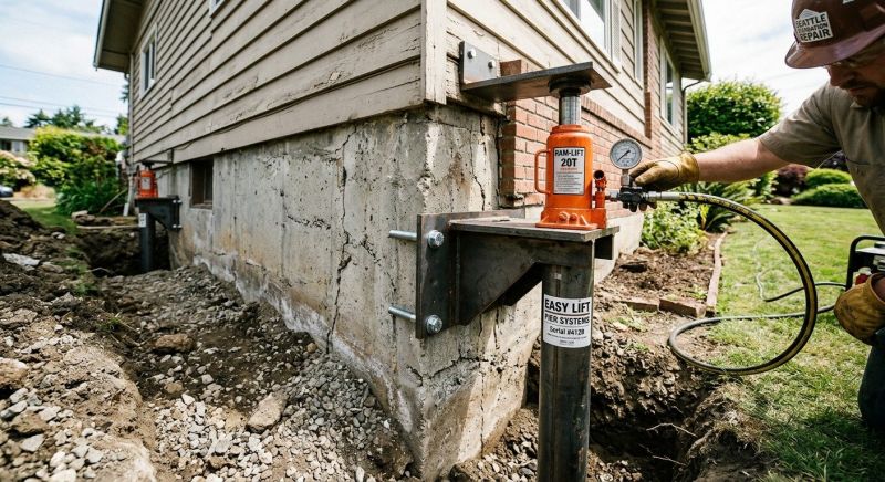 Foundation Lifting in Lockhart, TX