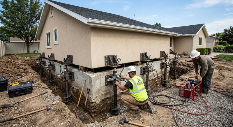 Foundation Pier Leveling in San Marcos, TX