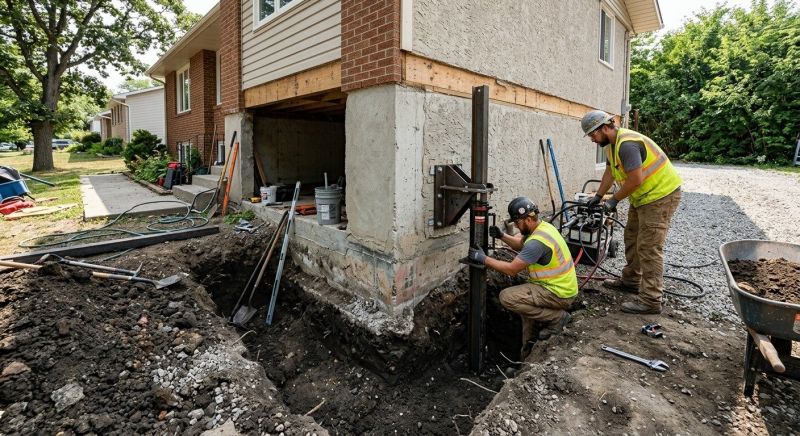 Foundation Pier Repair in San Marcos, TX
