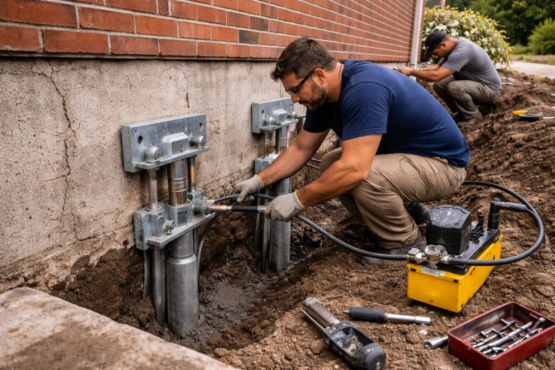 Foundation Pier Repair in San Marcos, TX