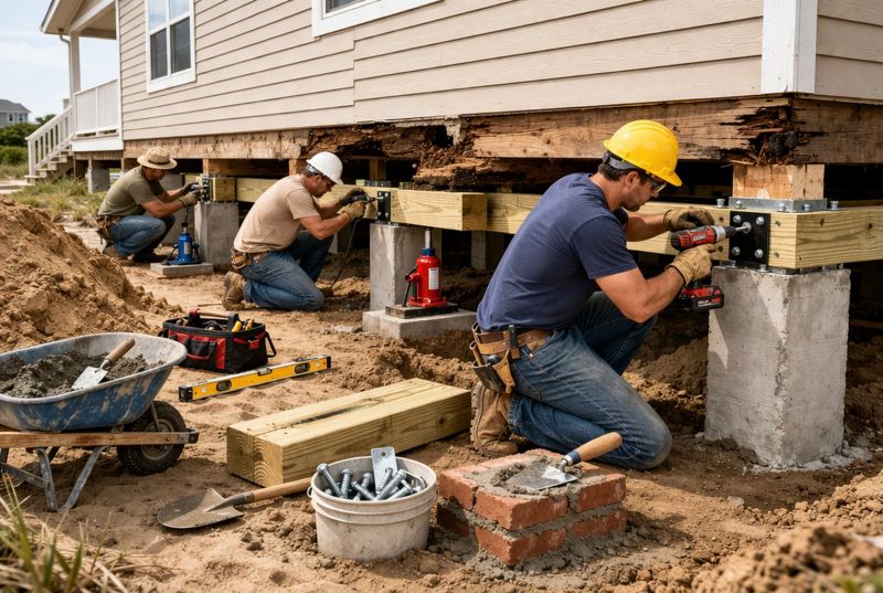Foundation Raising in New Braunfels, TX