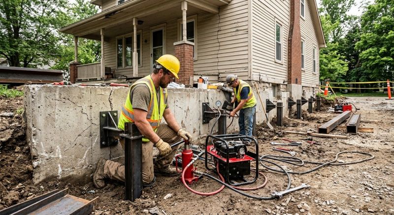 Foundation Stabilizing in Kyle, TX