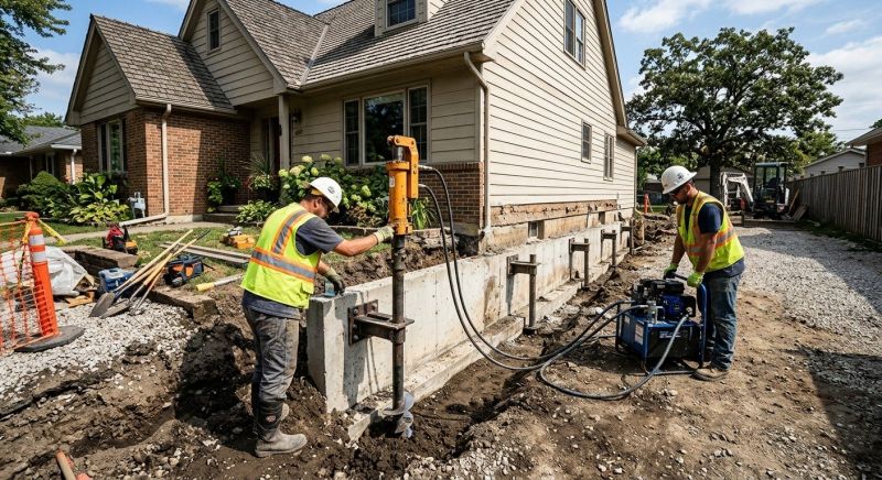 Foundation Stabilizing in San Marcos, TX