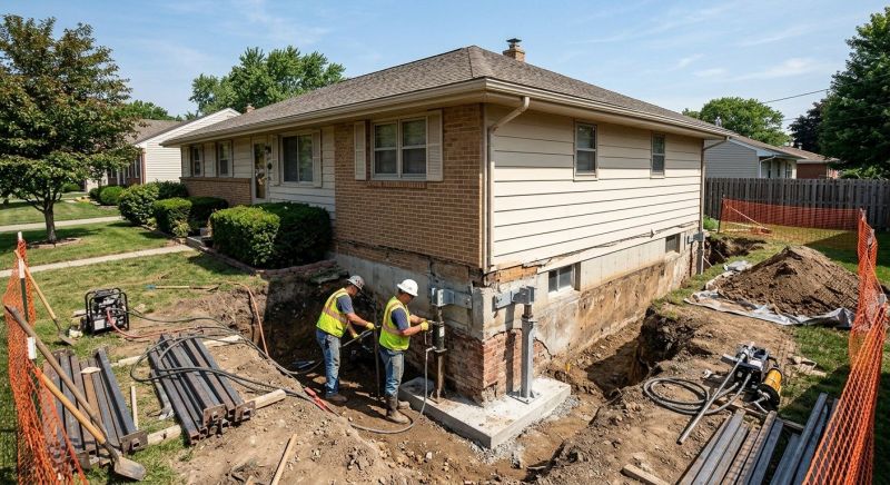 Foundation Underpinning in San Marcos, TX