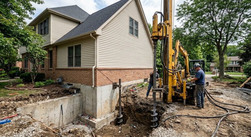 Helical Piers Installation in San Marcos, TX