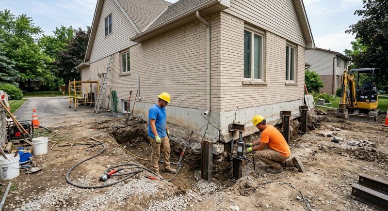 Helical Pile Installation in San Marcos, TX