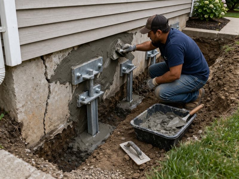 House Foundation Repair in New Braunfels, TX