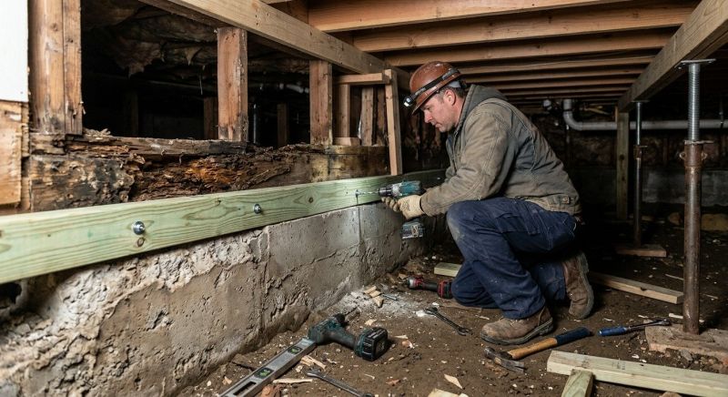 Sinking Foundation Repair in Austin, TX