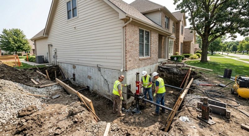 Sinking Foundation Repair in Austin, TX