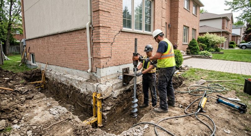 Sinking Foundation Repair in Seguin, TX