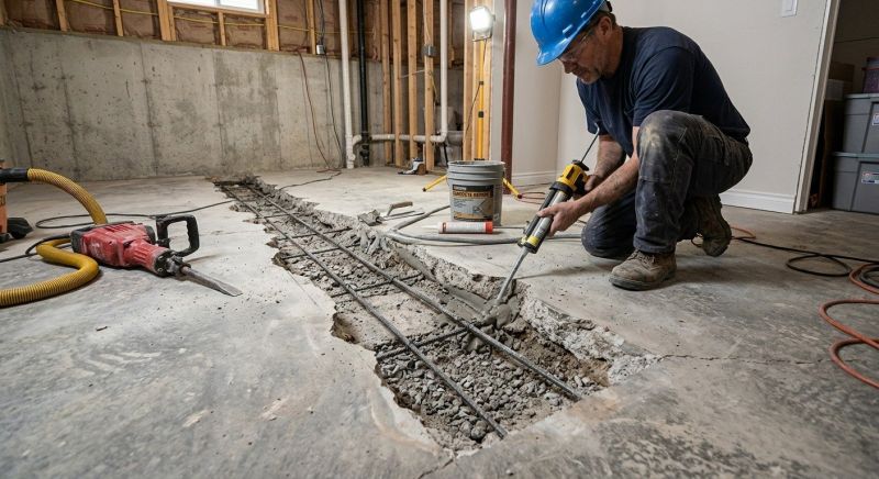 Slab Foundation Repair in San Marcos, TX