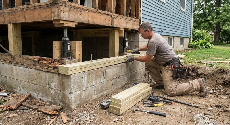 Slab Foundation Repair in San Marcos, TX