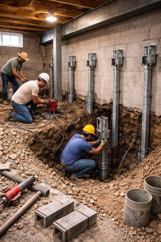 Structural Underpinning in San Marcos, TX