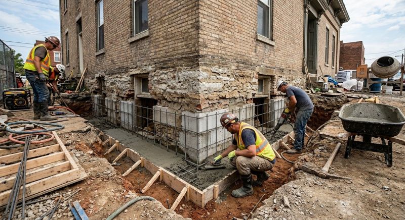 Structural Underpinning in San Marcos, TX